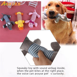 ABEDOE Dog Cat Pet Chew Toys Canvas Durability Vocalization Dolls Bite Toys for Dog Accessories pet dog products High Quality